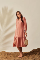 Summer Capri Clara Linen Dress