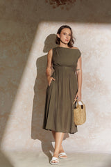 Isla Vida Midi Dress