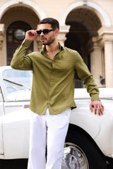 Midnight Wave Textured Shirt