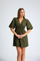 Alexa Puff Sleeve Dress