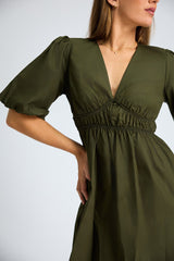 Alexa Puff Sleeve Dress