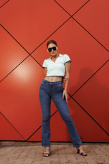 Retro Rise Flare Jeans