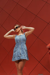 Emilie Denim Mini Dress