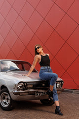 Elevate High-Rise Straight Denim