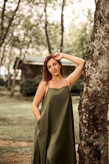 Briar Bloom Linen Dress