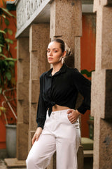 Noah Front Tie Top