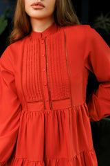 Lenora Frill Short Dress