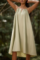 Lunara Bloom Linen Dress