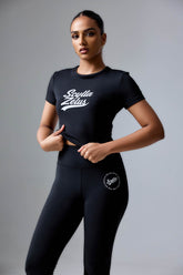 SCY Noir Crop Tee