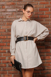 Classic Shirt Collar WW Dress
