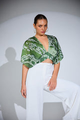 Crystal Bloom Sleeve Top