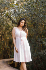 Serene Looms Linen Dress