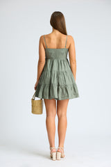 Tara Strappy Frill Detail Dress