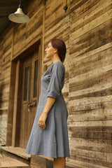 Luna Fawn Linen Dress