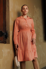 The Apricot Ease Dress