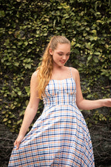 Summer Meadow Check Dress
