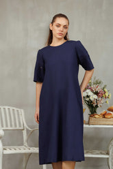 Seri Loom Linen Dress