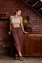 Roselle Dawn Linen Pant