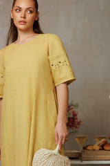Seri Loom Linen Dress