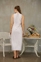 Mirrored Stripe Sleeveless Dress