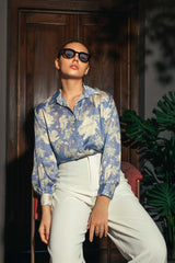 Lyra Abstract Shirt Top