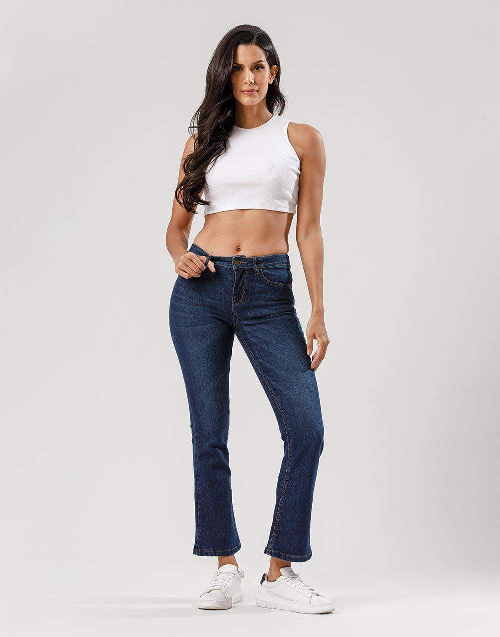 High Rise Bootcut Jean