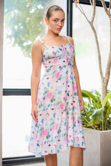 Vintage Rose Midi Dress