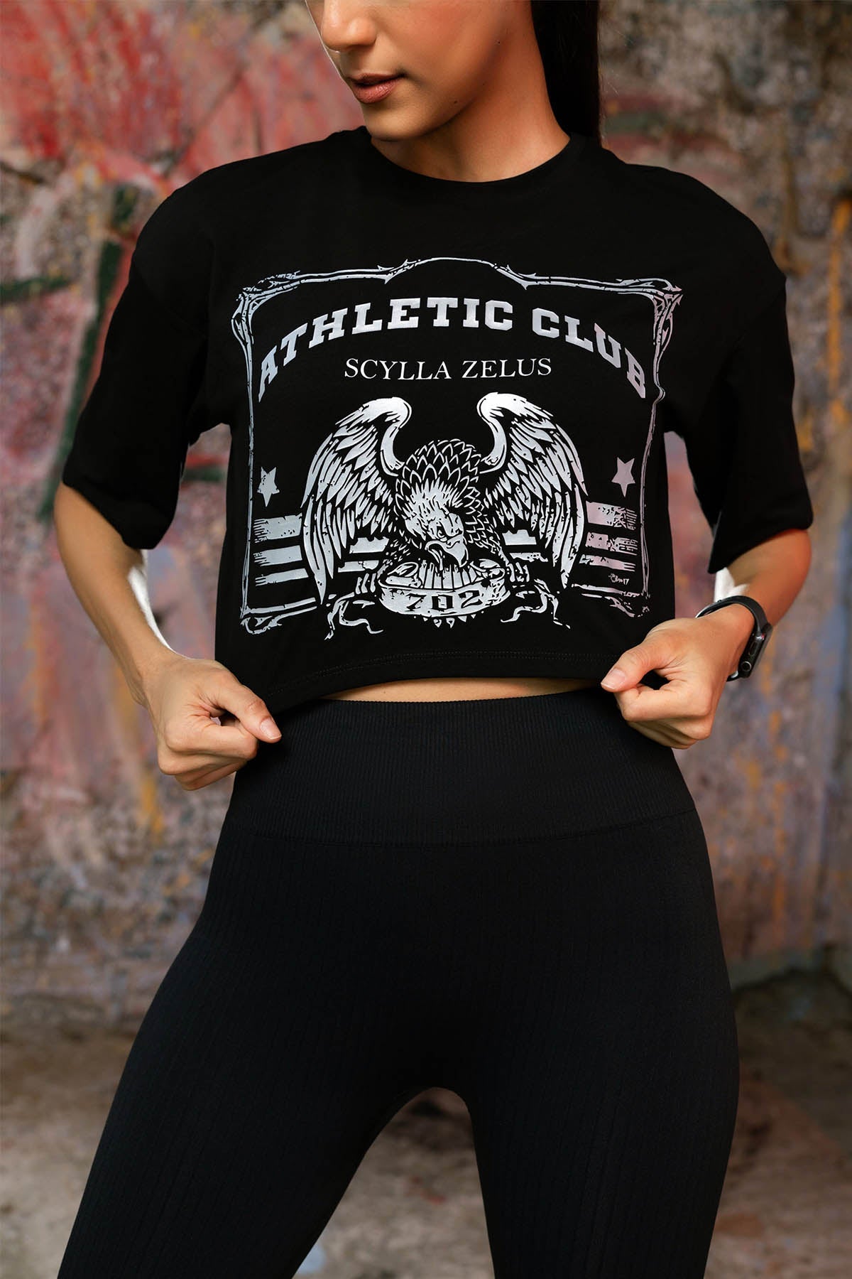 Kinetic Flow Crop Tee