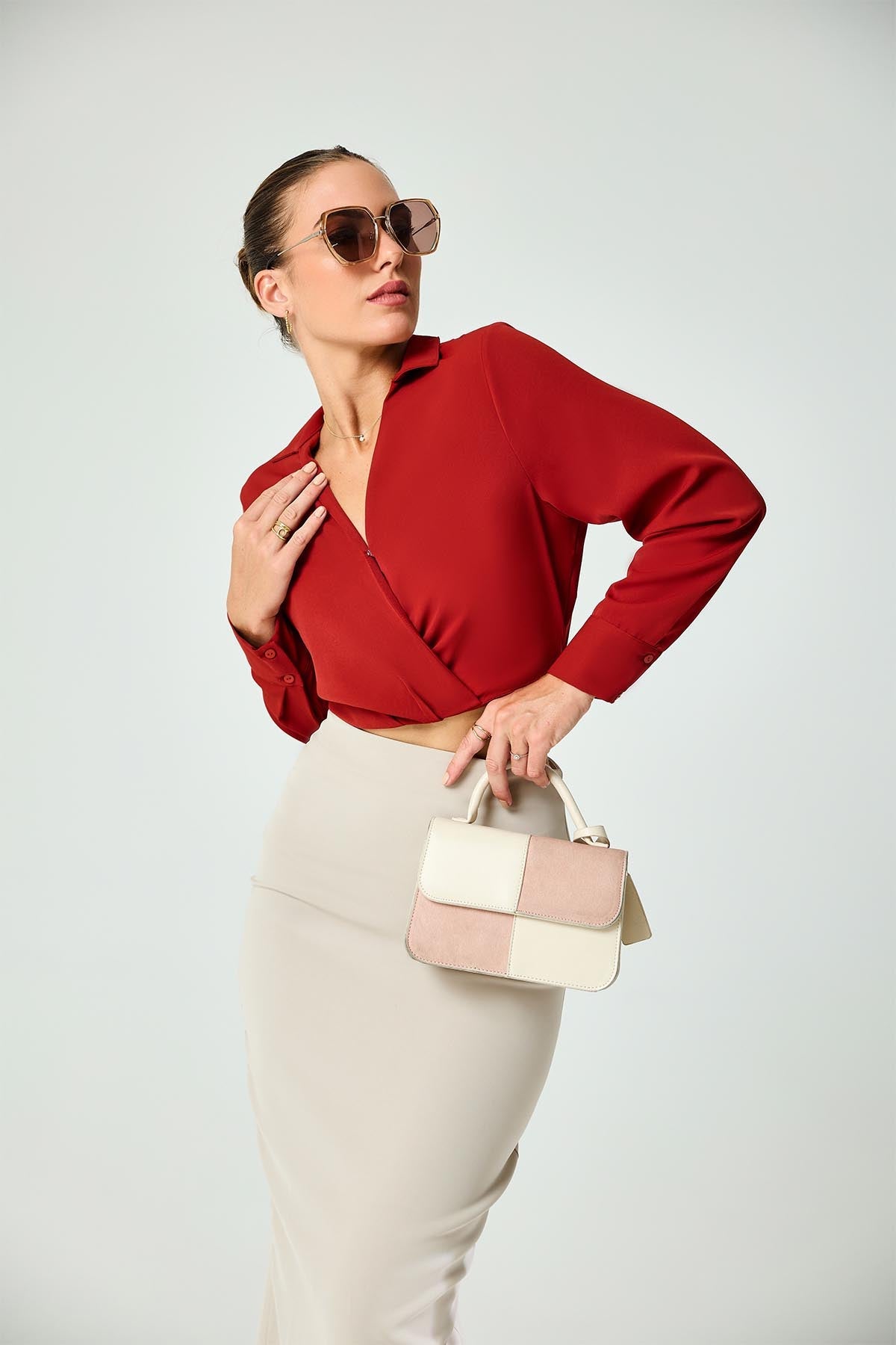 Overlap Long Sleeve WW Top