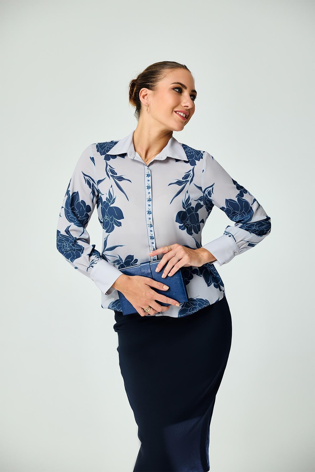 Blossom Breeze Work Wear Top