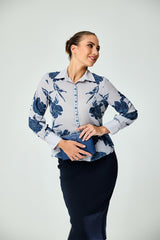 Blossom Breeze Work Wear Top