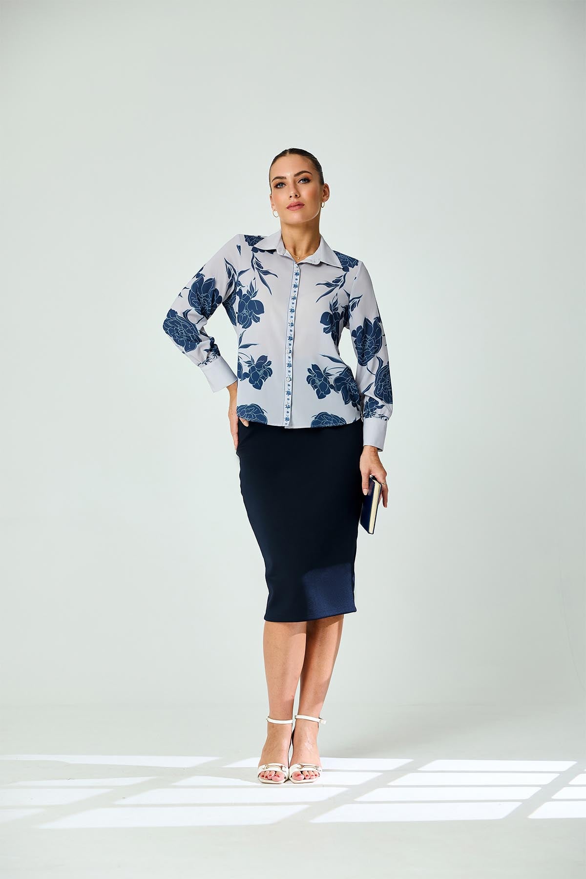 Blossom Breeze Work Wear Top