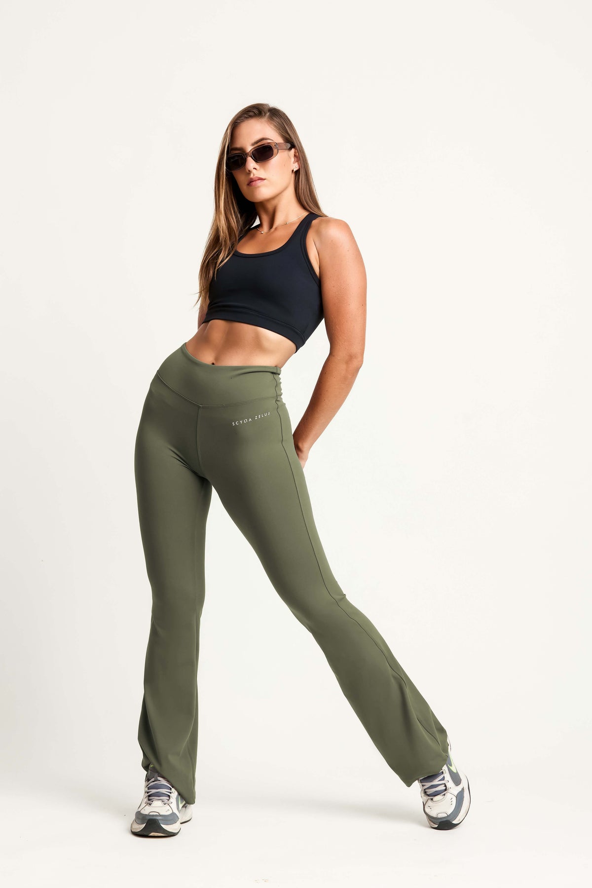 High-Waisted Kick Flares Legging