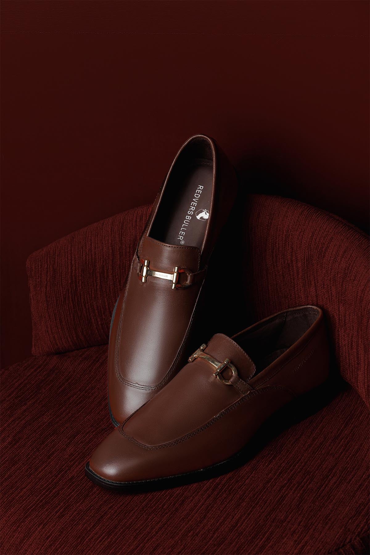 Redvers Buller “Regal Bit” Leather Loafers