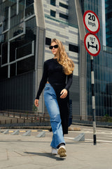 Asymmetry Luxe top