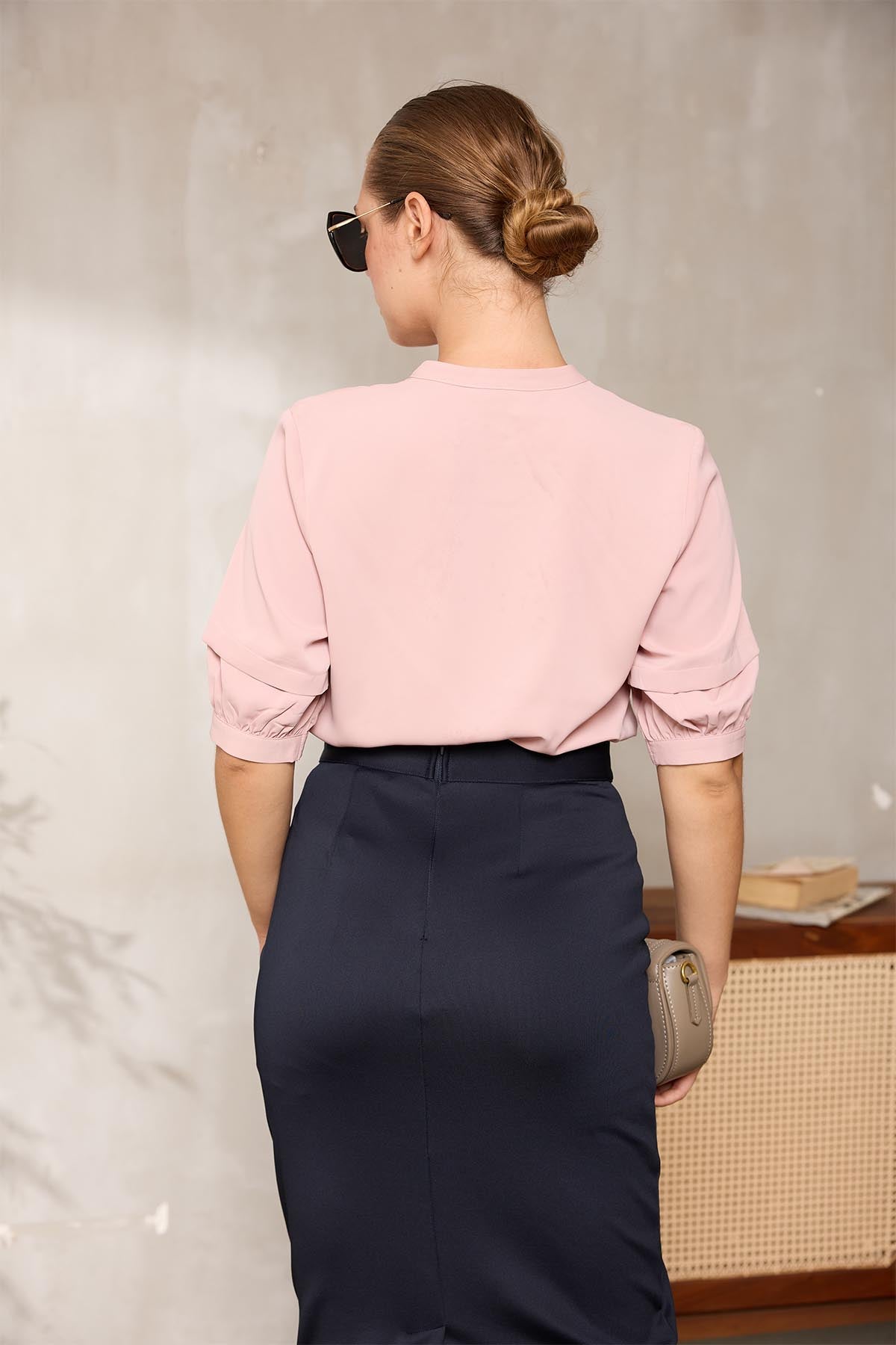 Embroidery Placket Detail WW Top