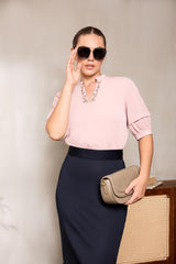 Embroidery Placket Detail WW Top