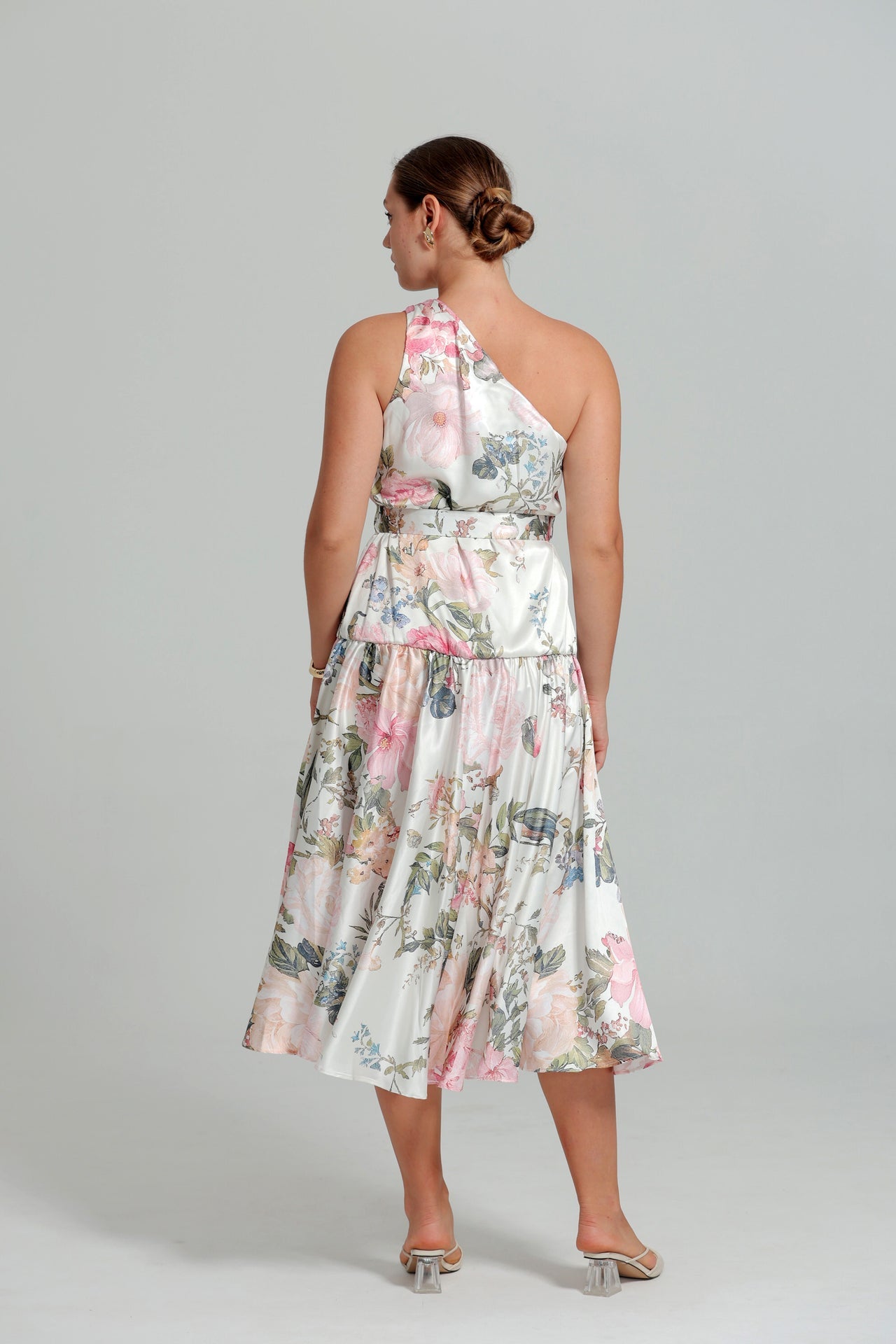 Gardenia Belted Midi Dress
