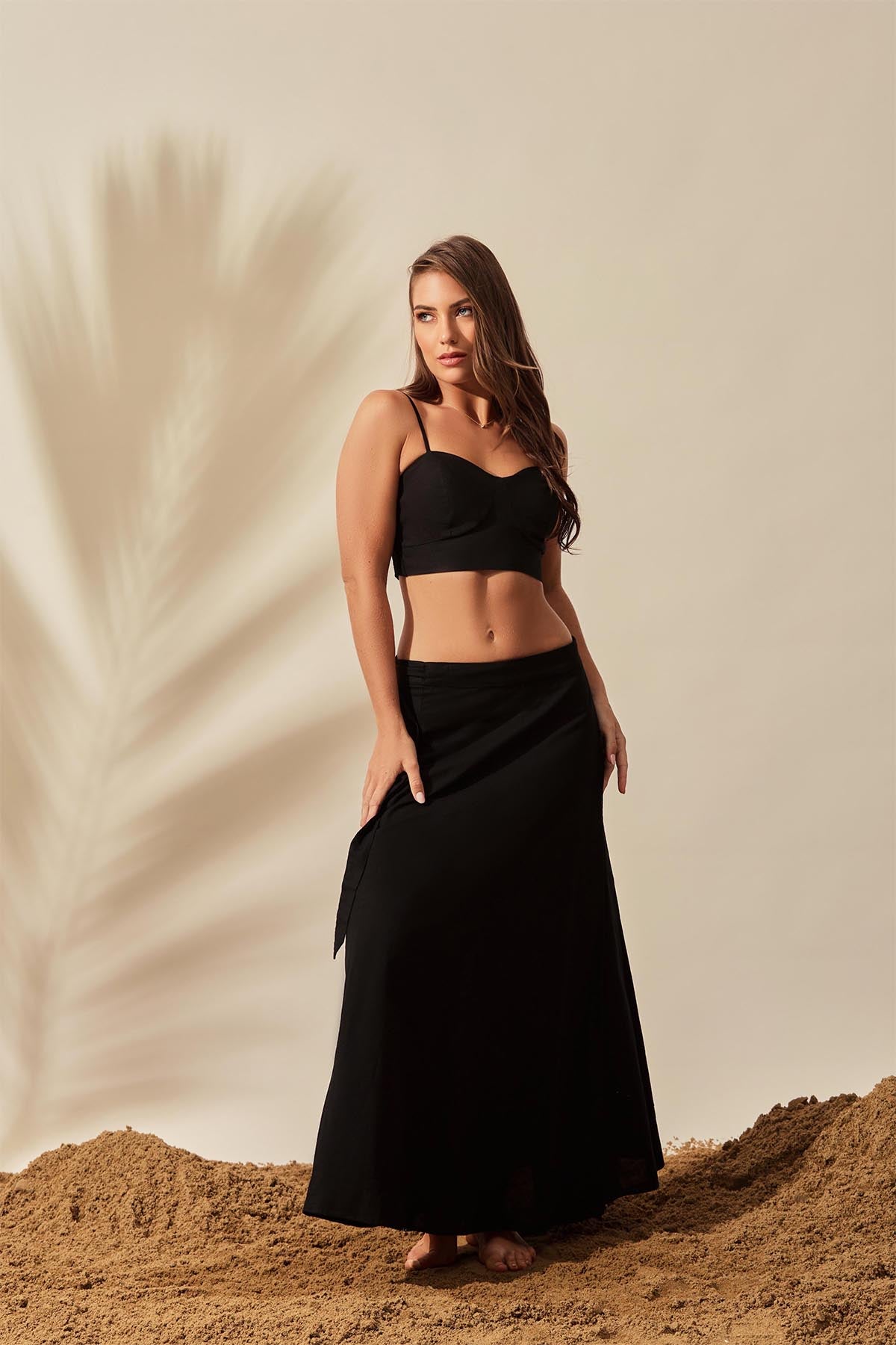 Aurela Linen Skirt