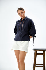 Pintuck Detail WW Top