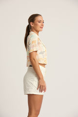 Amelie Casual Printed Button Down Top