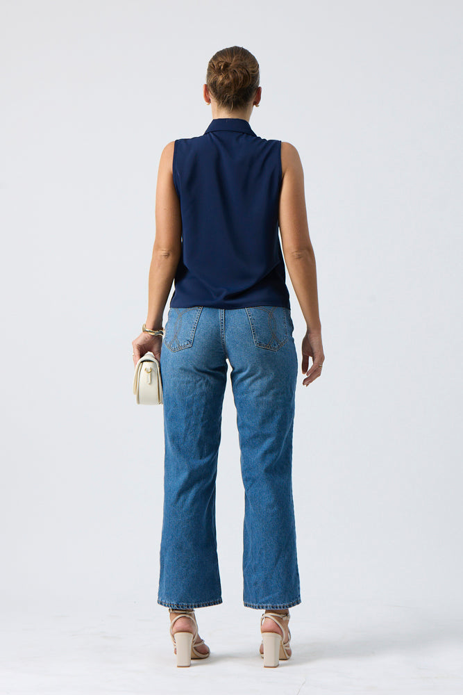 Counter Neck WW Top