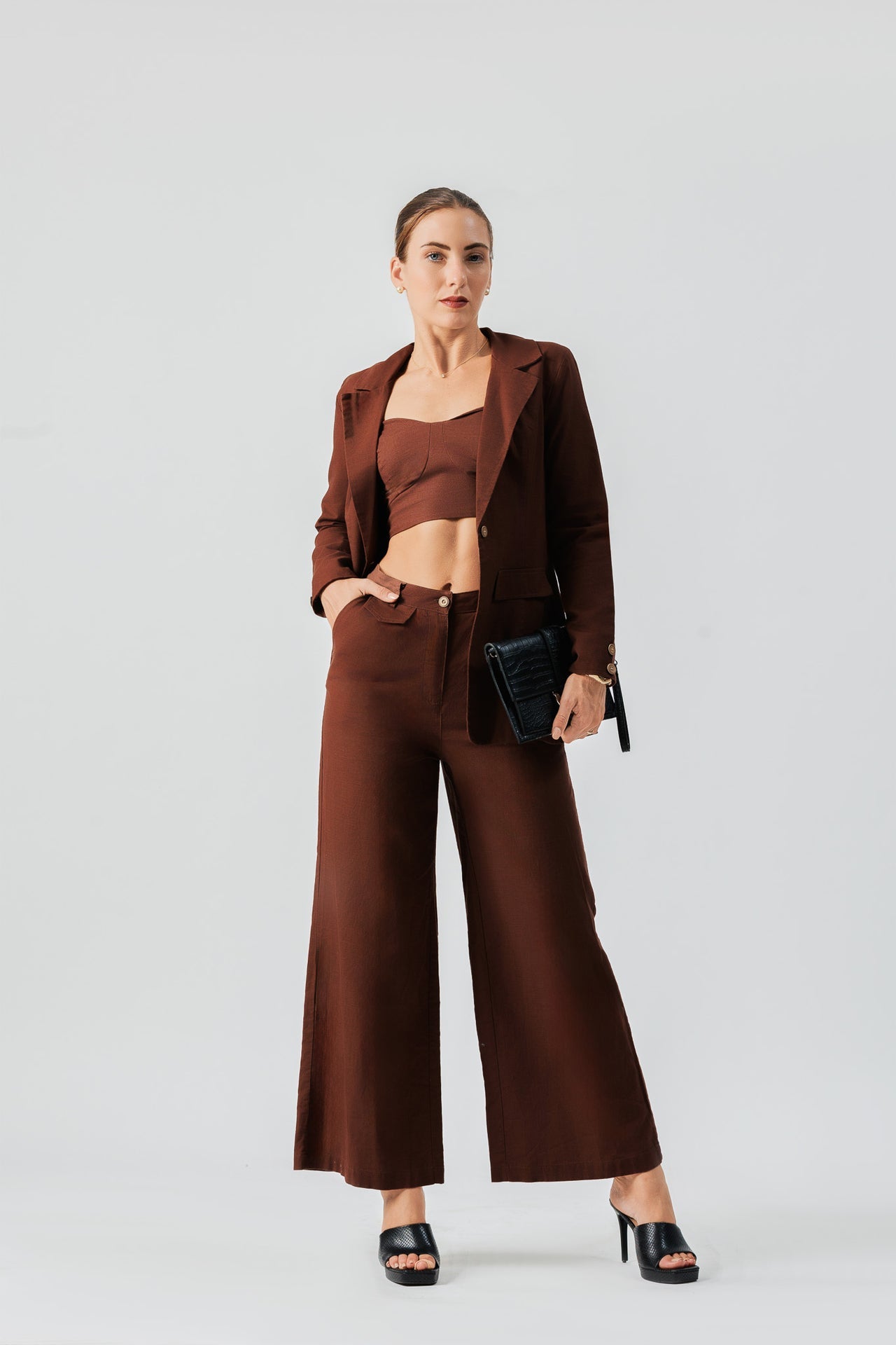 Elowen Loom Linen Blazer