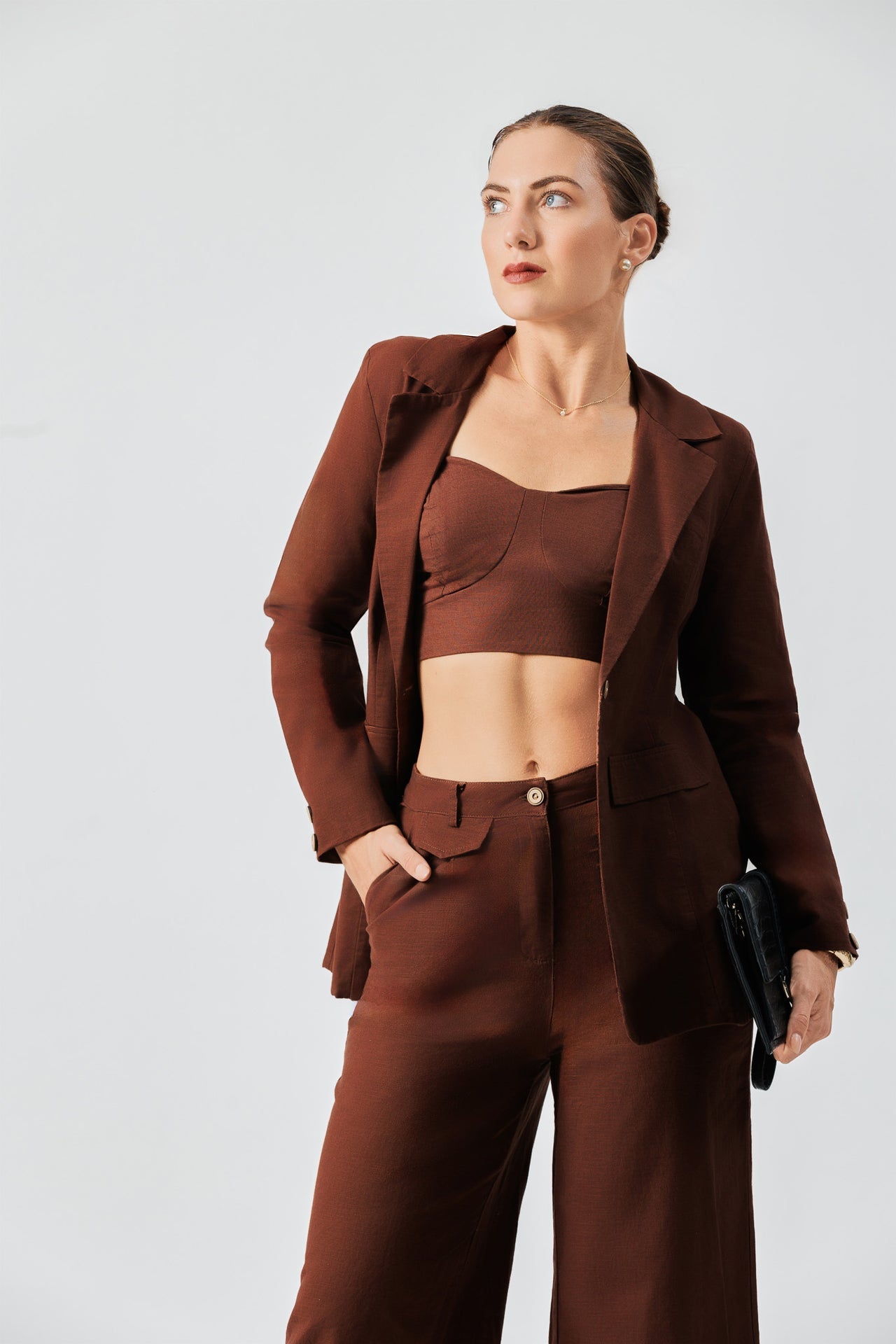 Elowen Loom Linen Blazer