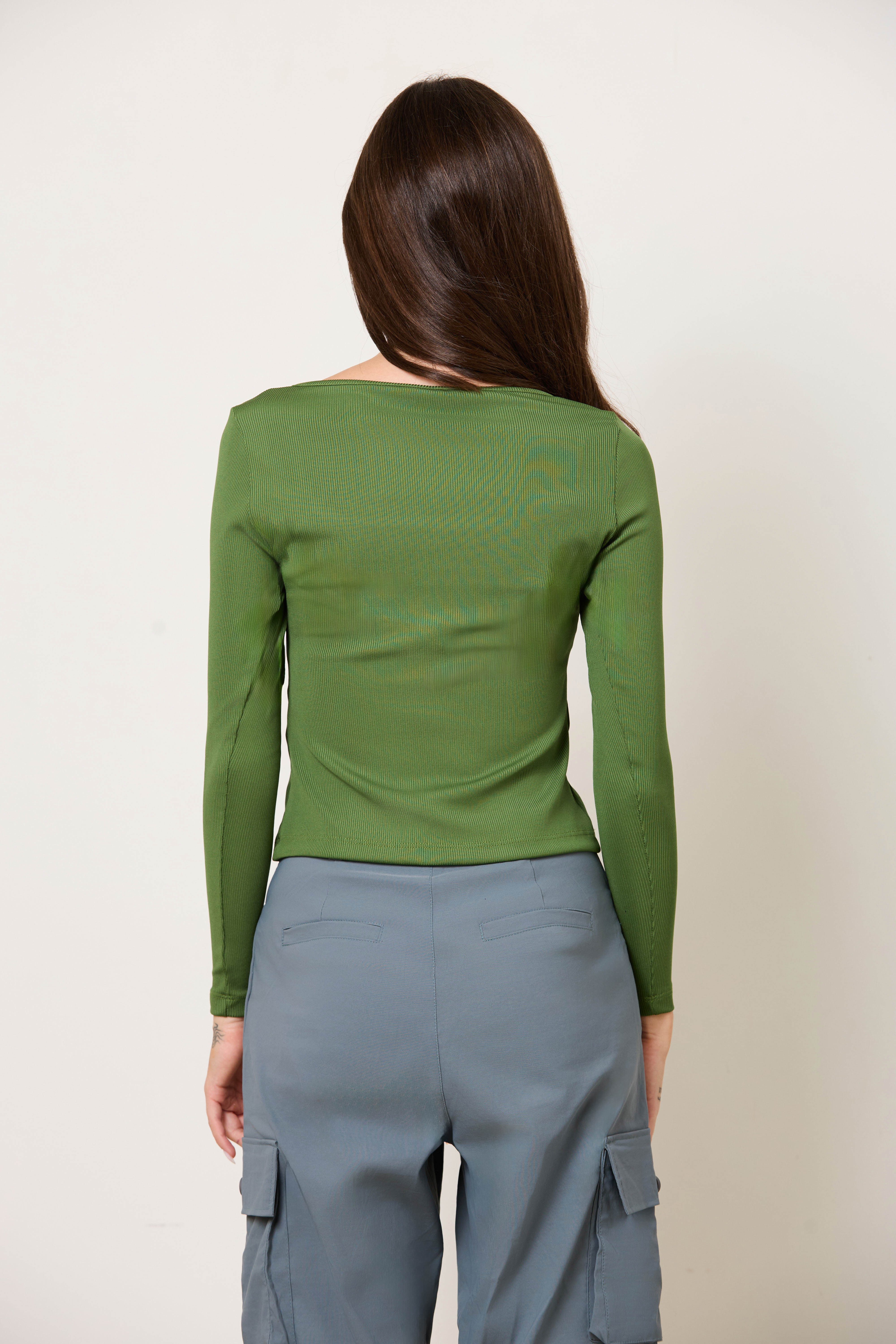 Squared Off Rib Tee
