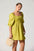 The Chartreuse Charm Mini Dress