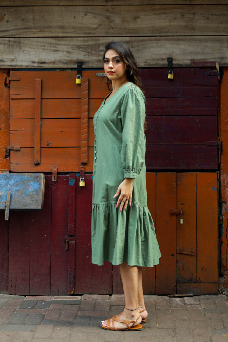 Summer Capri Clara Linen Dress