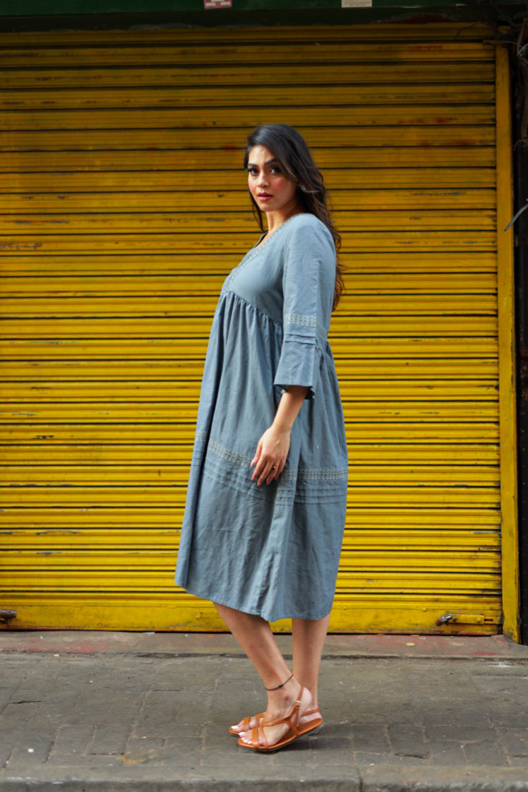 Boho Haven Linen Dress