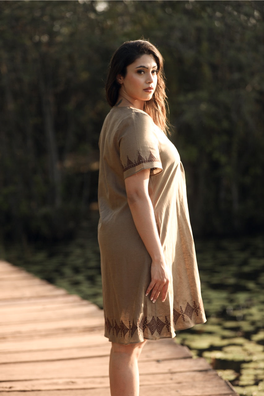 Boheme Solstice Linen Dress