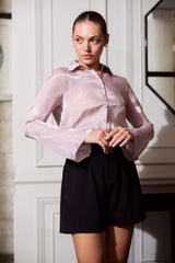 Radiant Wine Button-down